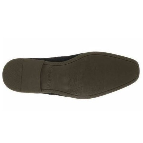 Calvin Klein Men\'s Channing Perforated Suede Slip-On Loafer Dark Brown S… main image 5